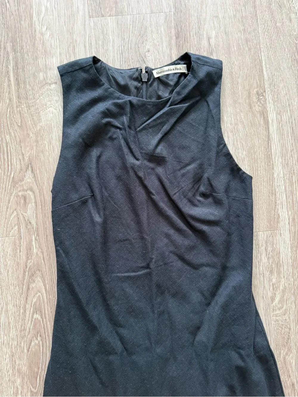 Abercrombie & Fitch Black Sleeveless Maxi Dress